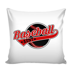 Baseball Aunt Graphic Pillow Cover