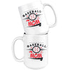 Baseball Mom Mug 15oz White Coffee Mugs