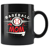 Baseball Mug Baseball Mom 11oz Black Coffee Mugs