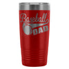 Baseball Travel Mug Baseball Dad 20oz Stainless Steel Tumbler