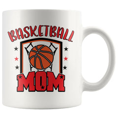 Basketball Mug Basketball Mom 11oz White Coffee Mugs