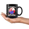 Because America Dont Tell Me How To Freedom 11oz Black Coffee Mugs