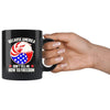 Because America Dont Tell Me How To Freedom 11oz Black Coffee Mugs
