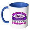 Best Aunt Mug World Most Awesome Aunt White 11oz Accent Coffee Mugs