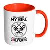 Biker Mug You Can Ride My Bike If I Can Ride Your White 11oz Accent Coffee Mugs