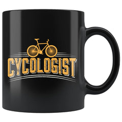 Biking Cyclist Mug Cycologist 11oz Black Coffee Mugs