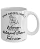 Biological Science Technician Mug Never Underestimate A Woman Who Is Also A Biological Science Tech Coffee Cup White