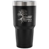 Biology Travel Mug Biology Grows On You 30 oz Stainless Steel Tumbler