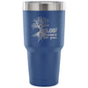 Biology Travel Mug Biology Grows On You 30 oz Stainless Steel Tumbler