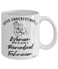 Biomedical Technician Mug Never Underestimate A Woman Who Is Also A Biomedical Tech Coffee Cup White