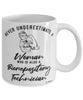 Biorepository Technician Mug Never Underestimate A Woman Who Is Also A Biorepository Tech Coffee Cup White