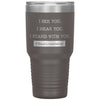 Black Lives Matter Movement Tumbler I See You I Hear You I Stand With You Laser Etched 30oz Stainless Steel Tumbler