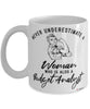 Budget Analyst Mug Never Underestimate A Woman Who Is Also A Budget Analyst Coffee Cup White