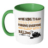 Bulldog Mug Before Going To Sleep White 11oz Accent Coffee Mugs