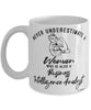 Business Intelligence Analyst Mug Never Underestimate A Woman Who Is Also A Business Intelligence Analyst Coffee Cup White