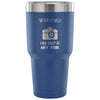 Camera Coffee Travel Mug Warning May Snap Any Time 30 oz Stainless Steel Tumbler