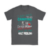 Camping Shirt I Just Want To Go Camping Drink Wine And Gildan Womens T-Shirt