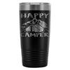 Camping Travel Mug Happy Camper 20oz Stainless Steel Tumbler