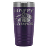 Camping Travel Mug Happy Camper 20oz Stainless Steel Tumbler