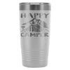 Camping Travel Mug Happy Camper 20oz Stainless Steel Tumbler