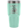 Camping Travel Mug Happy Camper 30 oz Stainless Steel Tumbler