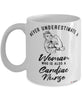 Cardiac Nurse Mug Never Underestimate A Woman Who Is Also A Cardiac Nurse Coffee Cup White