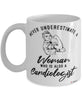 Cardiologist Mug Never Underestimate A Woman Who Is Also A Cardiologist Coffee Cup White