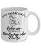 Cardiovascular Nurse Mug Never Underestimate A Woman Who Is Also A Cardiovascular Nurse Coffee Cup White