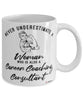 Career Coaching Consultant Mug Never Underestimate A Woman Who Is Also A Career Coaching Consultant Coffee Cup White