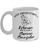 Career Counselor Mug Never Underestimate A Woman Who Is Also A Career Counselor Coffee Cup White