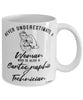 Cartographic Technician Mug Never Underestimate A Woman Who Is Also A Cartographic Tech Coffee Cup White