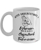 Casework Technician Mug Never Underestimate A Woman Who Is Also A Casework Tech Coffee Cup White