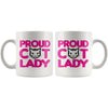 Cat Lady Mug Proud Cat Lady 11oz White Coffee Mugs