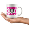 Cat Lady Mug Proud Cat Lady 11oz White Coffee Mugs