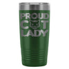 Cat Lady Travel Mug Proud Cat Lady 20oz Stainless Steel Tumbler