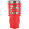 Cat Lady Travel Mug Proud Cat Lady 30 oz Stainless Steel Tumbler