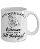 Cell Biologist Mug Never Underestimate A Woman Who Is Also A Cell Biologist Coffee Cup White