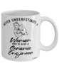 Ceramic Engineer Mug Never Underestimate A Woman Who Is Also A Ceramic Engineer Coffee Cup White