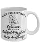 Certified Registered Nurse Anesthetist Mug Never Underestimate A Woman Who Is Also A CRNA Coffee Cup White