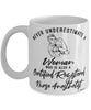 Certified Registered Nurse Anesthetist Mug Never Underestimate A Woman Who Is Also A CRNA Coffee Cup White