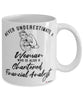 Chartered Financial Analyst Mug Never Underestimate A Woman Who Is Also A Chartered Financial Analyst Coffee Cup White