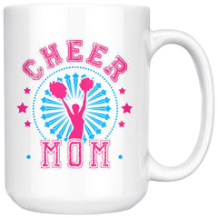 Cheer Mom Mug 15oz White Coffee Mugs