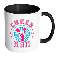 Cheer Mom Mug White 11oz Accent Coffee Mugs