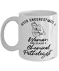 Chemical Pathologist Mug Never Underestimate A Woman Who Is Also A Chemical Pathologist Coffee Cup White