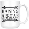 Christian Psalms Bible Verse Mug Raising Arrows 15oz White Coffee Mugs