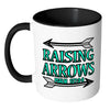 Christian Psalms Bible Verse Mug Raising Arrows White 11oz Accent Coffee Mugs