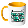 Christian Psalms Bible Verse Mug Raising Arrows White 11oz Accent Coffee Mugs