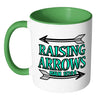 Christian Psalms Bible Verse Mug Raising Arrows White 11oz Accent Coffee Mugs