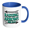 Christian Psalms Bible Verse Mug Raising Arrows White 11oz Accent Coffee Mugs