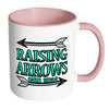 Christian Psalms Bible Verse Mug Raising Arrows White 11oz Accent Coffee Mugs